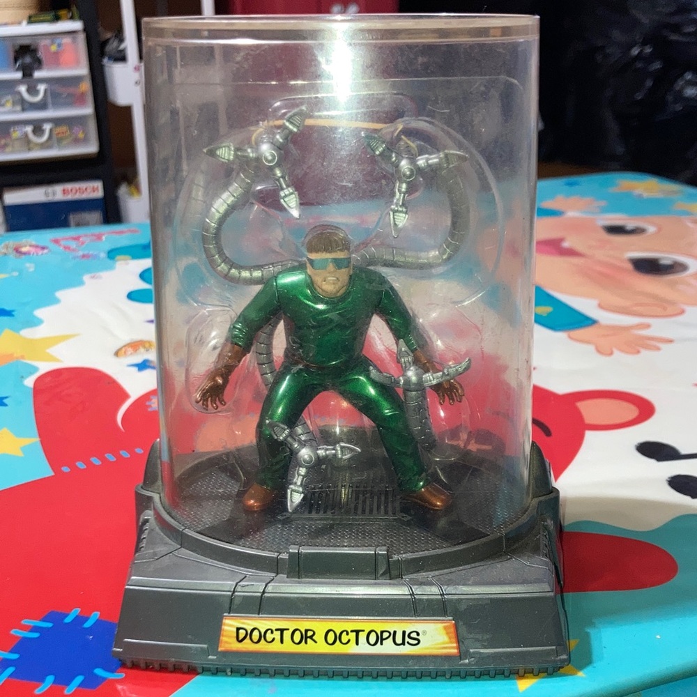 Marvel Doctor Octopus Figure in Green and Silver